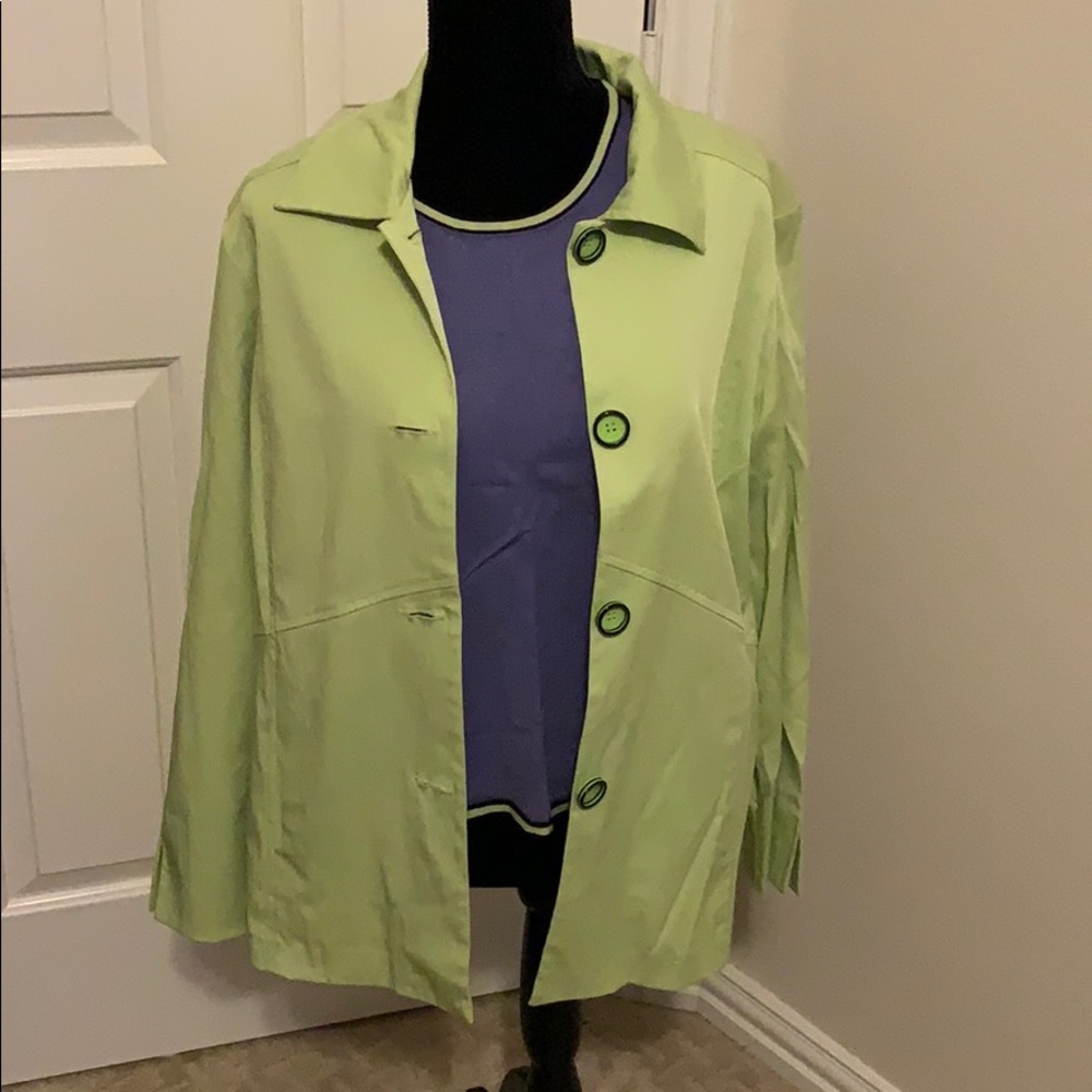 Woman’s Requirements sweater/jacket set, Size 12
